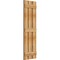 Ekena Millwork Spaced Board-n-Batten Shutters, Rough Sawn Western Red Cedar, 17 1/8W x 56H, PR RBS06S17X056RWR - alternate 3